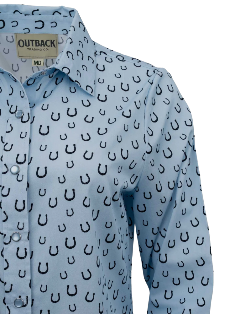 Chemise western Horseshoe Toss - Femme