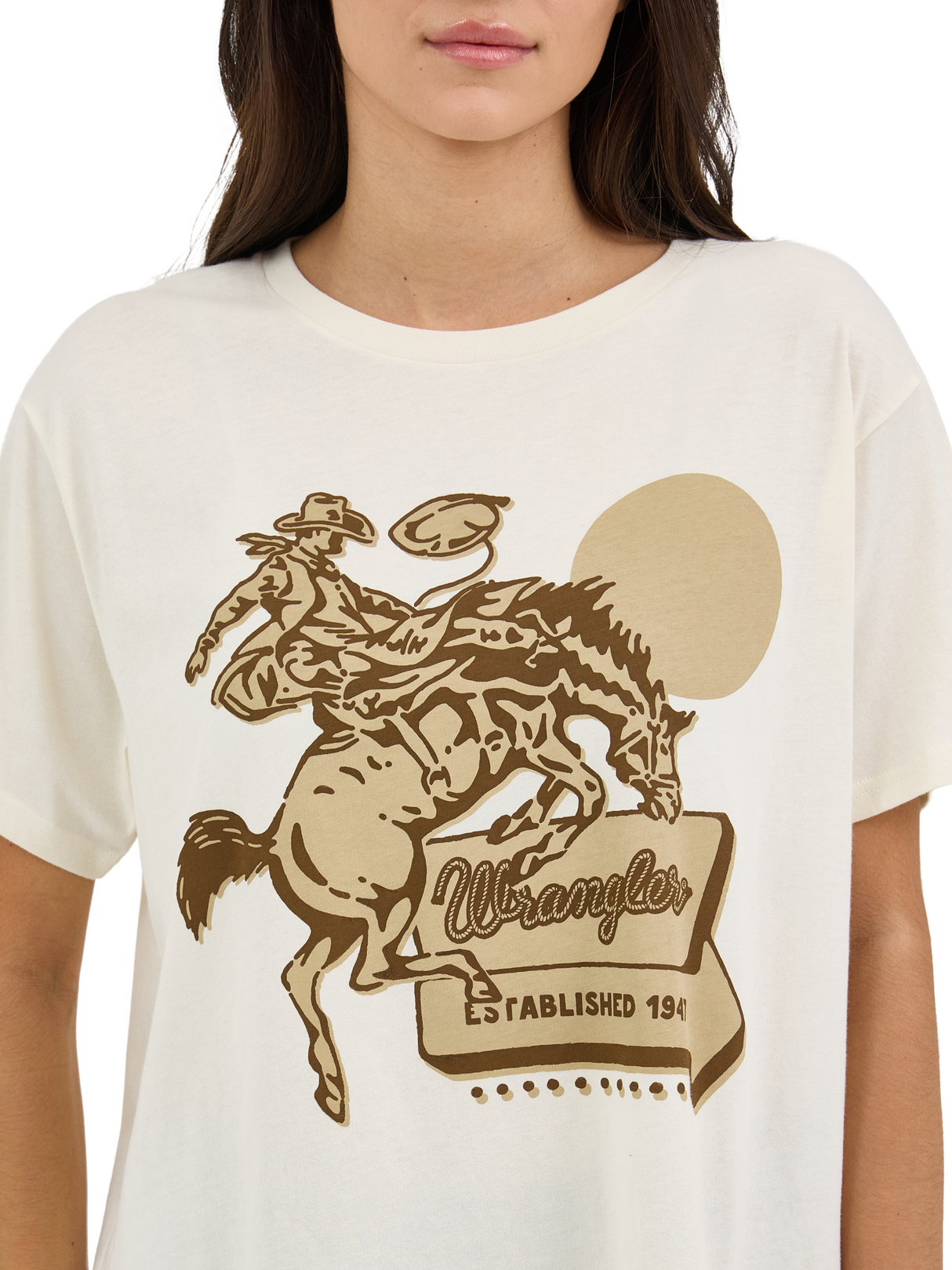 T-shirt Retro® Rodeo Sign - Femme