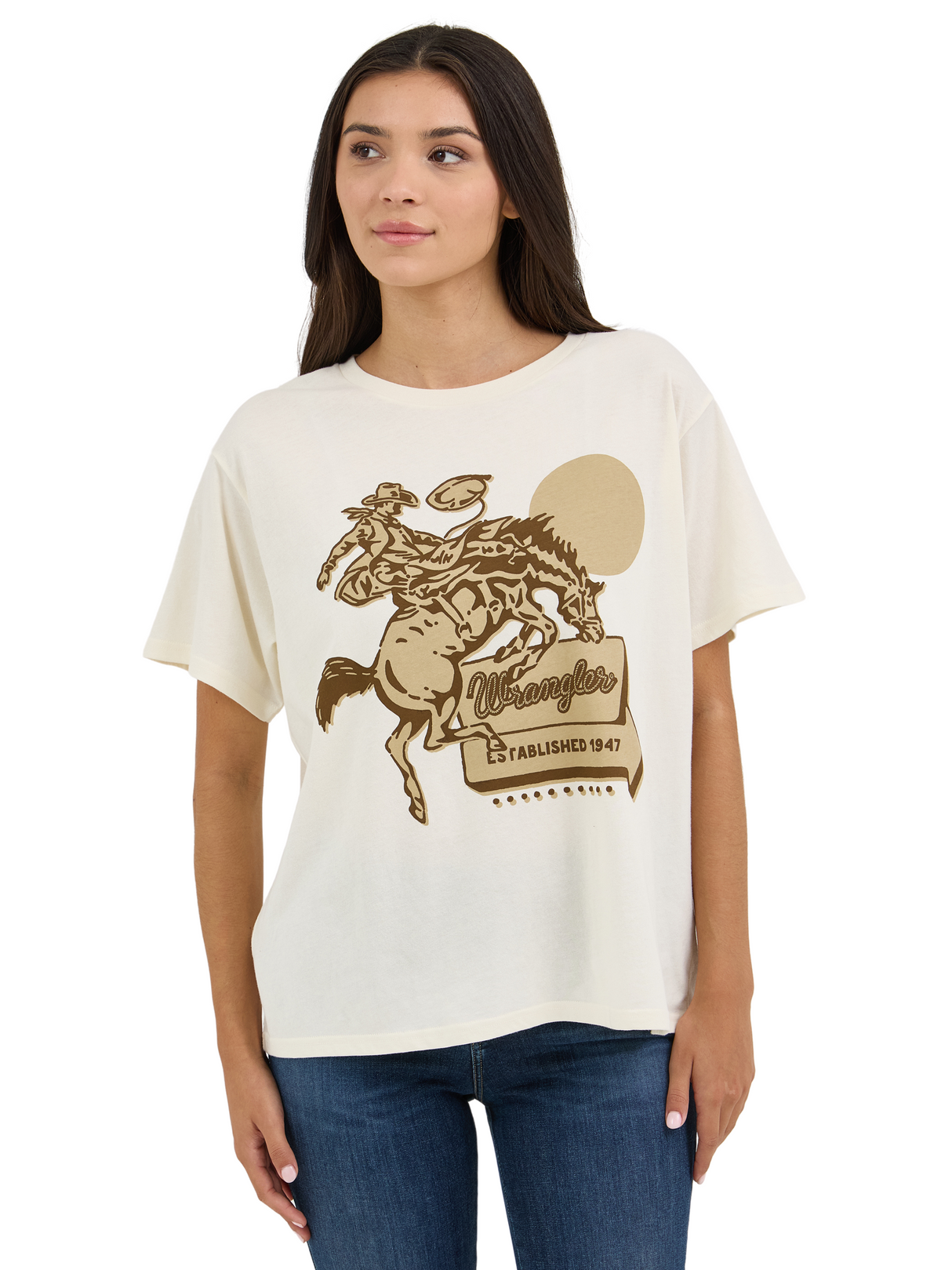 T-shirt Retro® Rodeo Sign - Femme