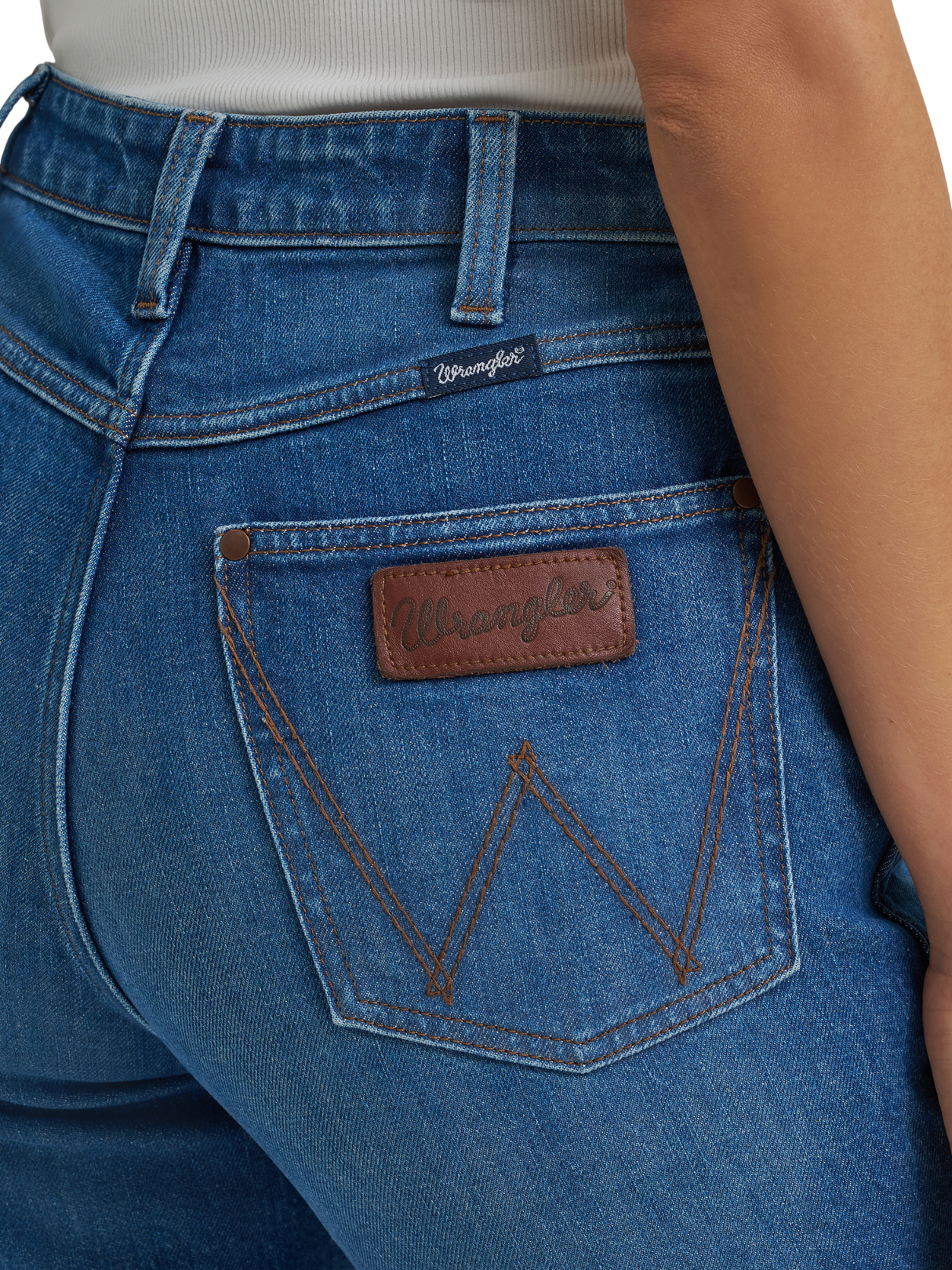 Jeans Western Retro® Bailey Trouser Stretch Taille Haute Mina - Femme