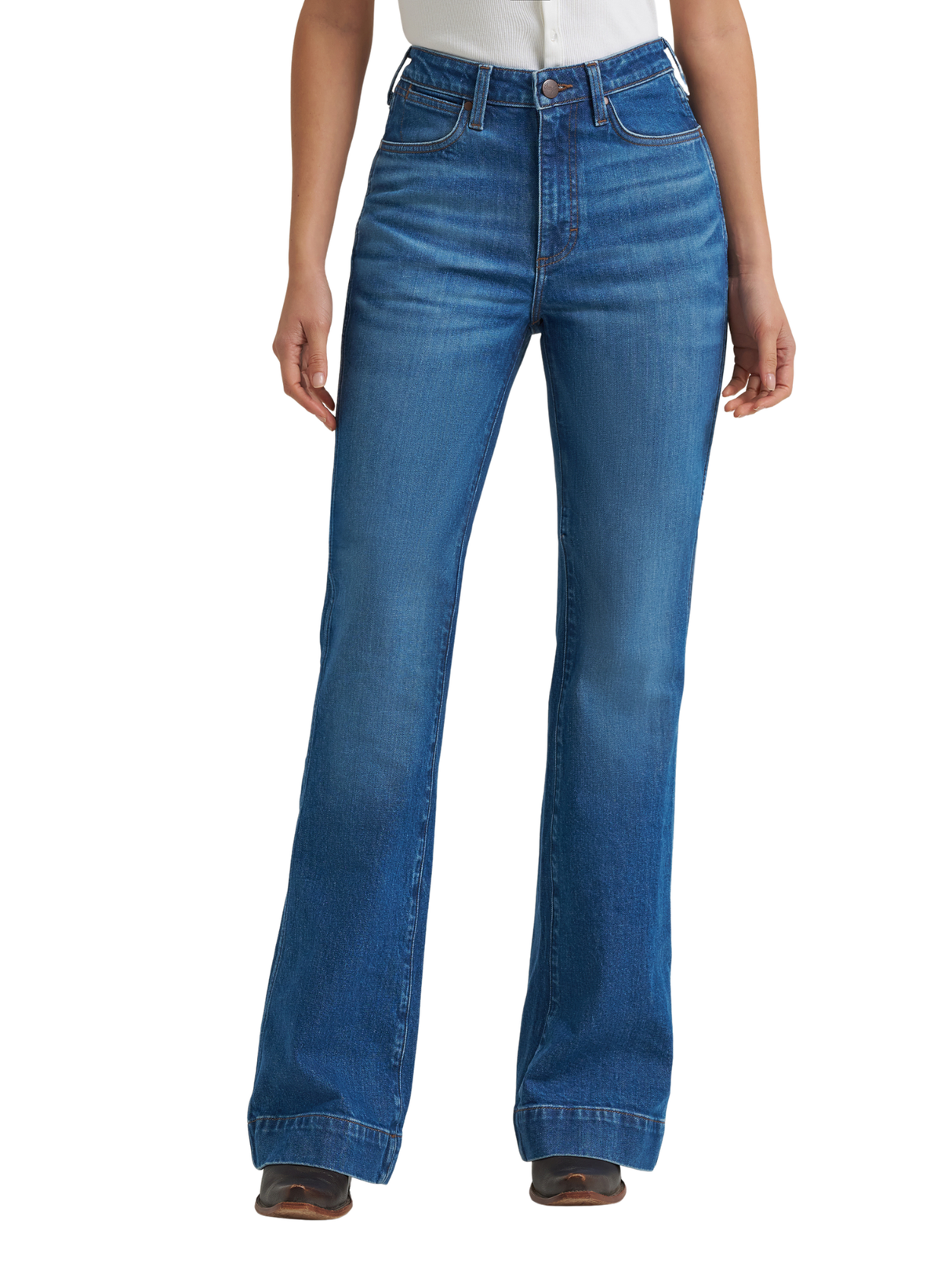 Jeans Western Retro® Bailey Trouser Stretch Taille Haute Mina - Femme