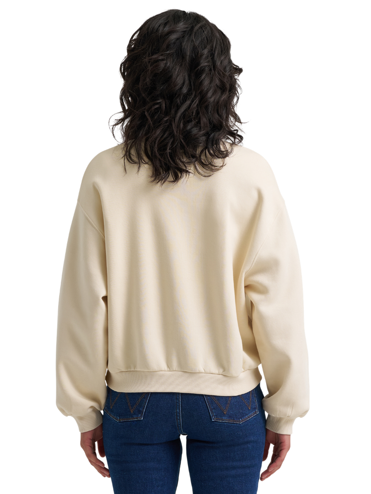 Crewneck Canyon oversized Pip Whitecap Gray - Femme