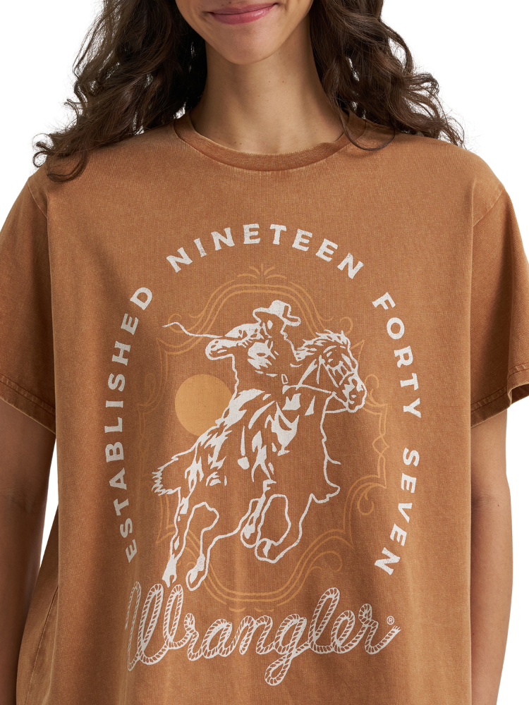 T-Shirt Buckin' 1947 - Femme
