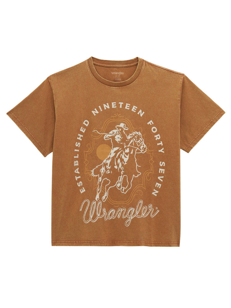 T-Shirt Buckin' 1947 - Femme