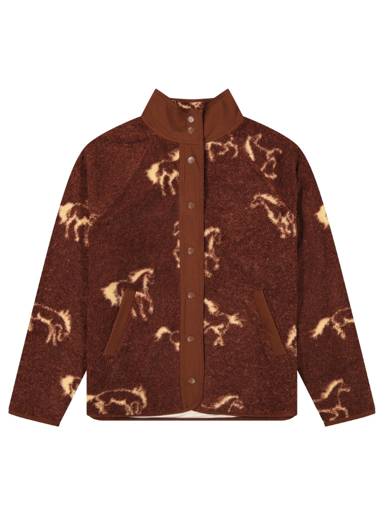 Veste sherpa Big Sky Hay Away Horses - Femme
