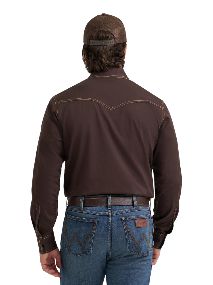 Chemise Western Retro® Premium Brune - Homme