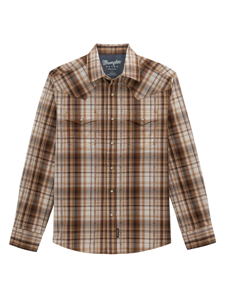 Chemise Western Retro® Premium à Carreaux - Homme