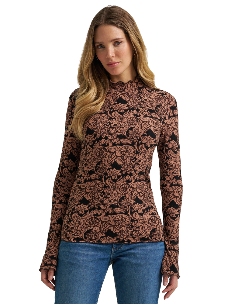 Chandail à manches longues Punchy Dress Set Mock Neck - Femme