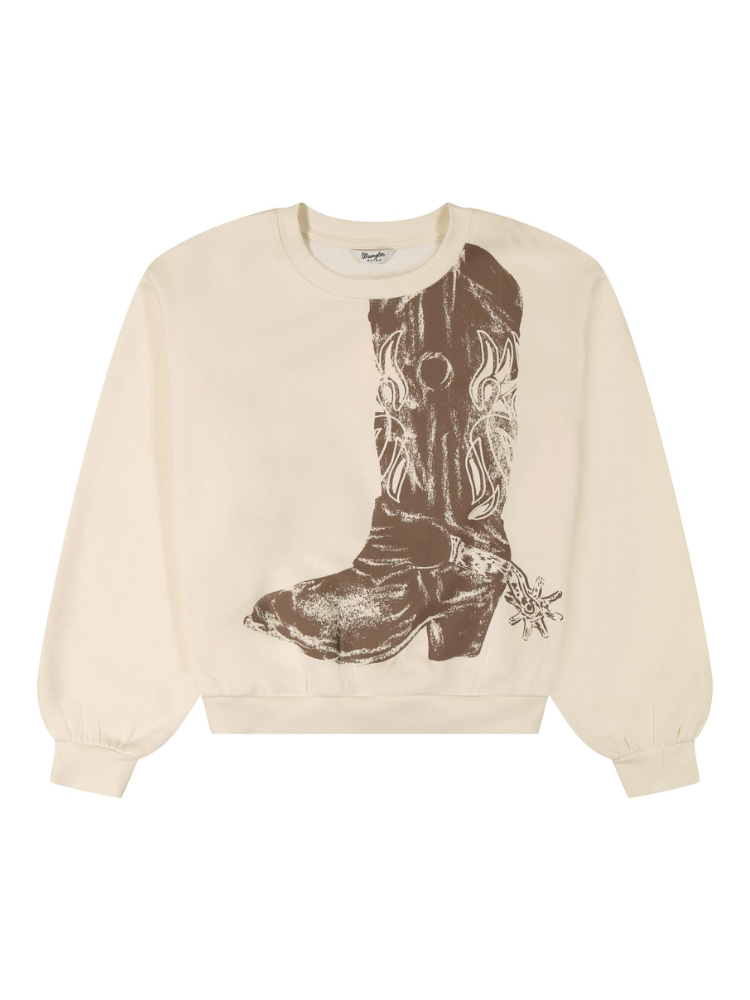 Chandail à manches longues Boot Cream - Femme