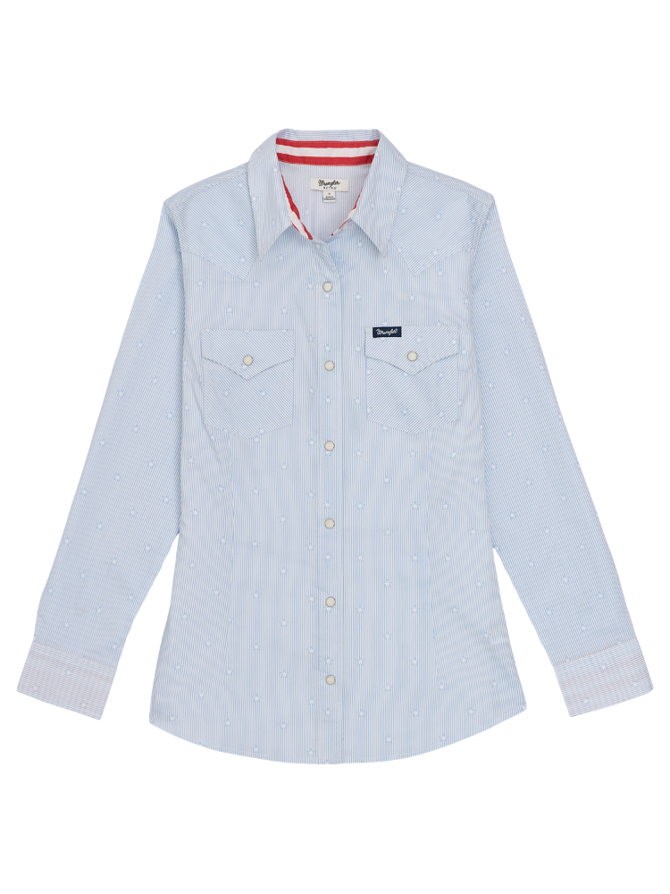 Chemise Western Retro® Star Blue - Femme