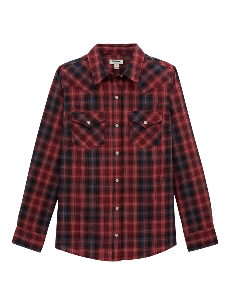 Chemise Western Retro® Port à Carreaux - Femme