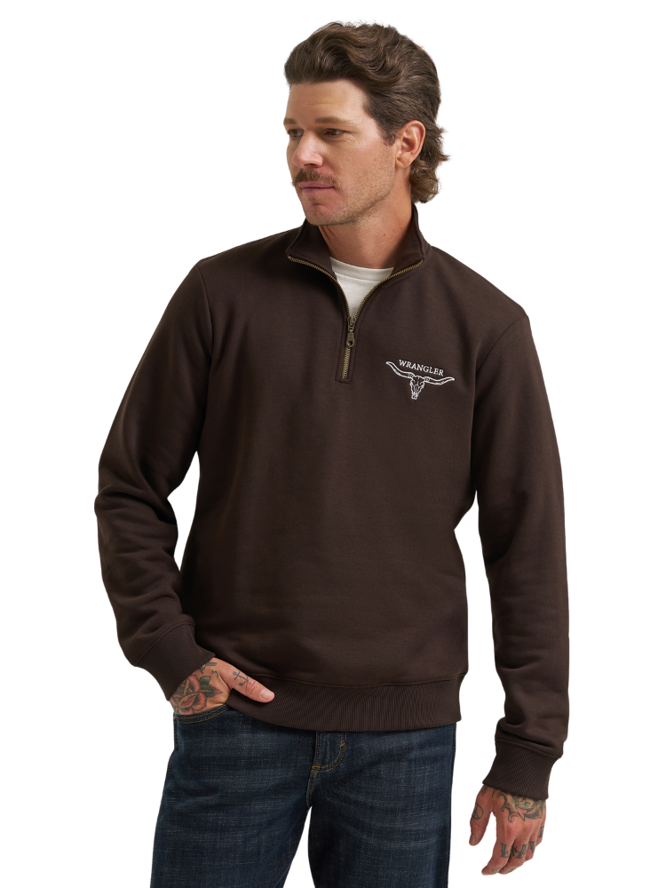 Chandail 1/4 zip Horned Chocolate Torte - Homme