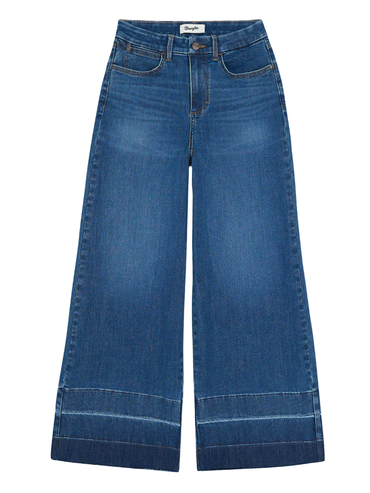 Jeans Western Bespoke Wideleg Crop Leanna - Femme