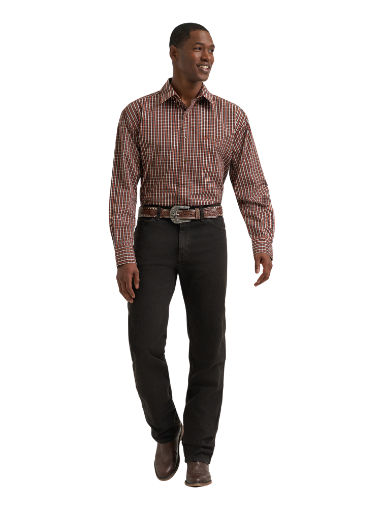 Chemise Western Classics Plaid Brun - Homme
