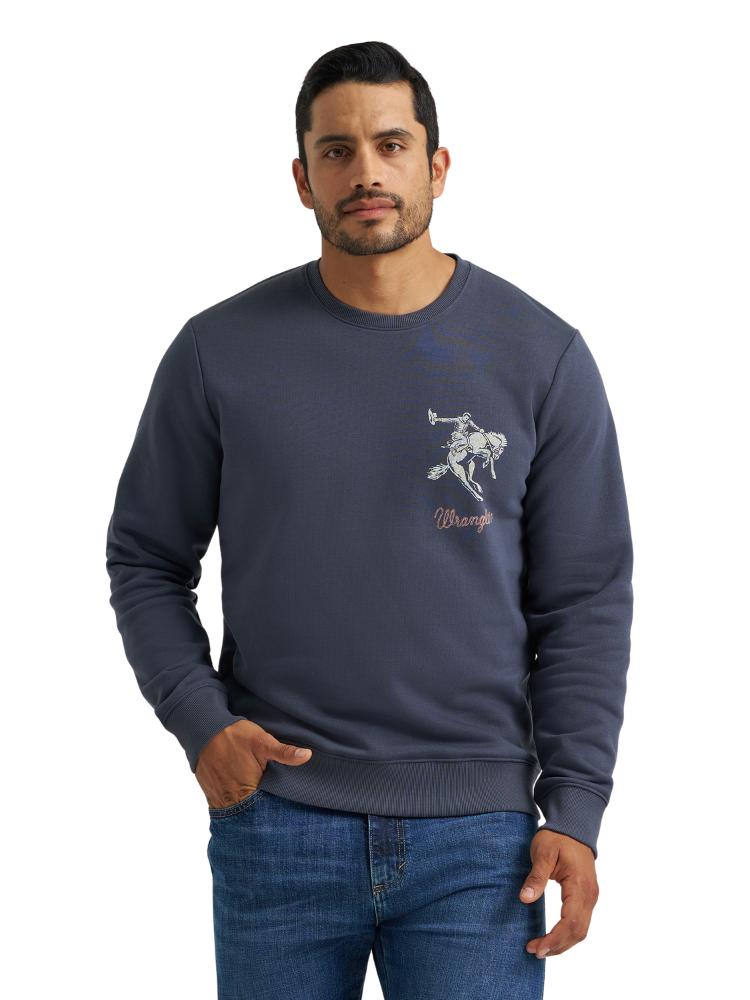 Crewneck Fleece Bucking Bonc - Homme
