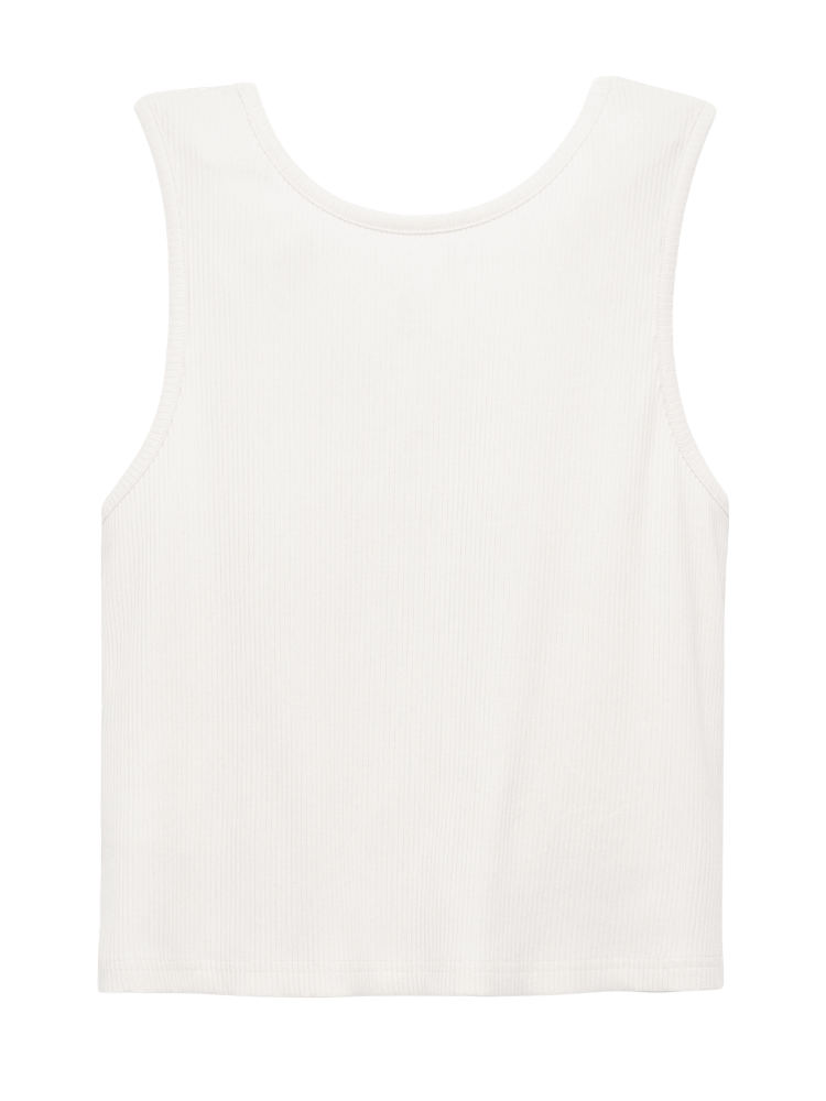 Camisole Crop Top Wisper White - Femme
