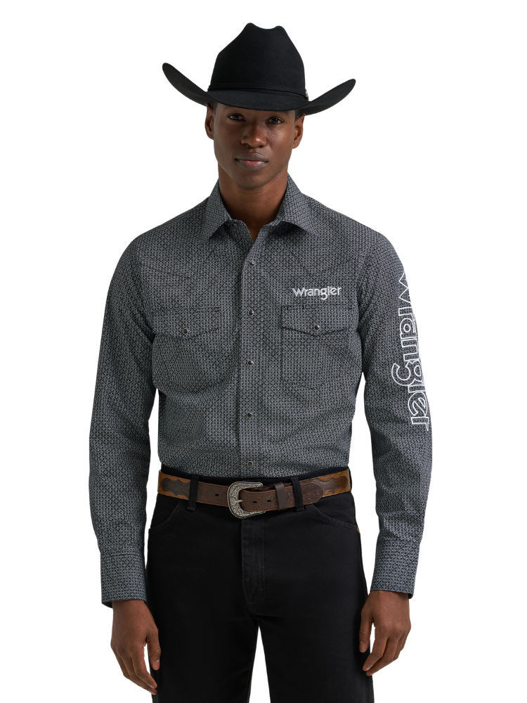 Chemise Western Logo Noire - Homme