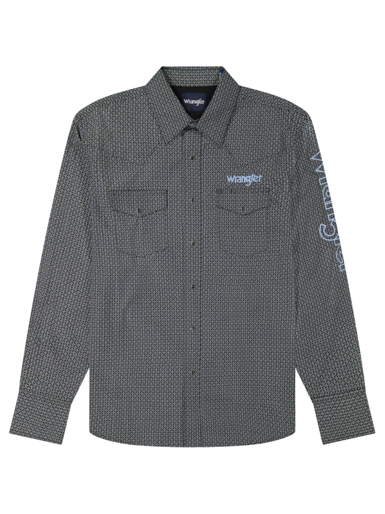 Chemise Western Logo Noire - Homme