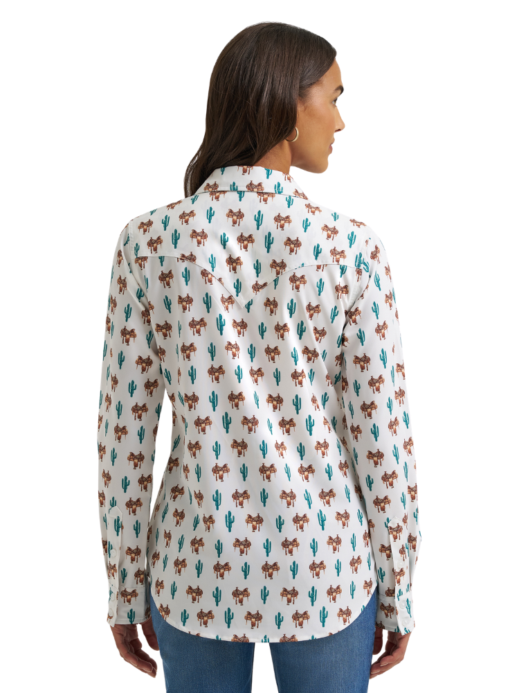 Chemise Western Performance Aria Saddle - Femme