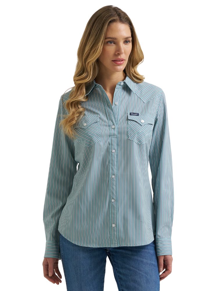 ARIA Stripe Western Shirt - Women's