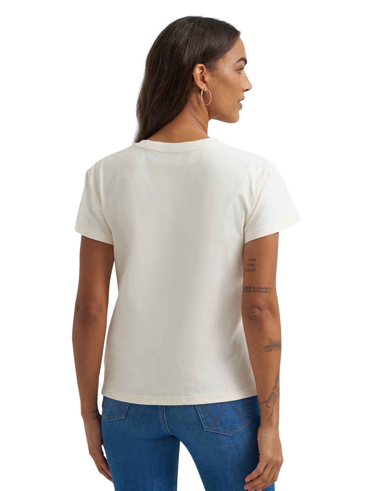 T-shirt Rétro Egret Cream - Femme