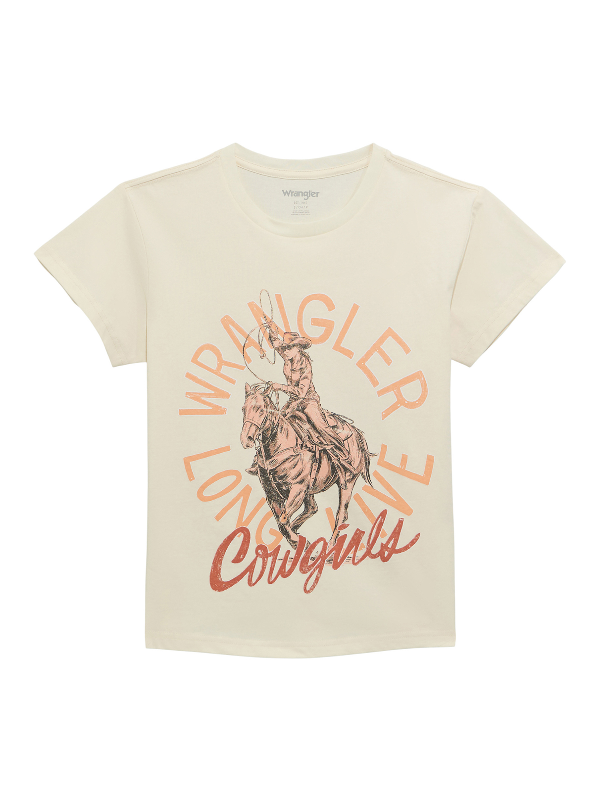 T-shirt Rétro Egret Cream - Femme