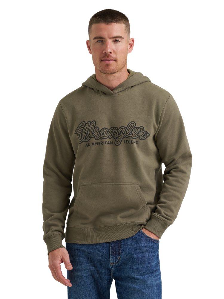 Chandail à capuchon Ledge Olive - Homme