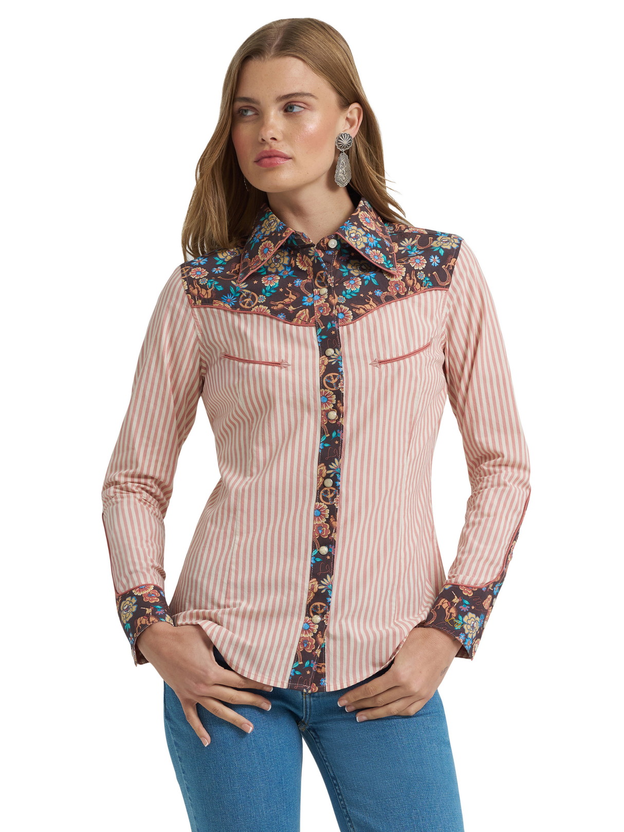 Chemise western Wrangler® X Lainey Wilson Prairie Print - Femme