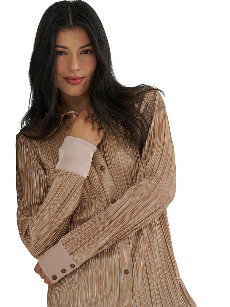 Chemise texturée rayée Wrangler® X Lainey Wilson - Femme