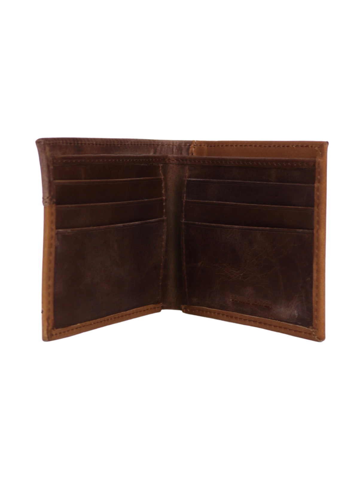 Tan Crazy Horse Bi-Fold Wallet