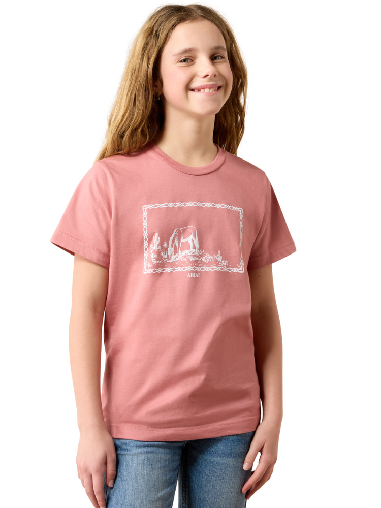 T-Shirt Horse Frame - Fille