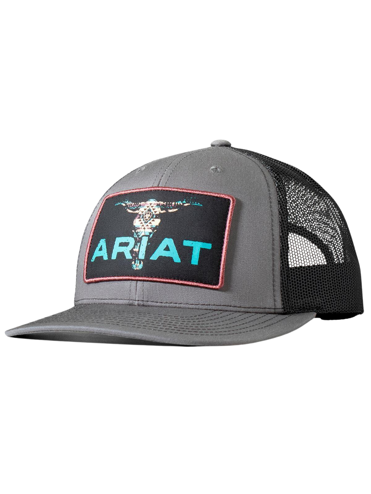 Cap with Bull Skull Patch