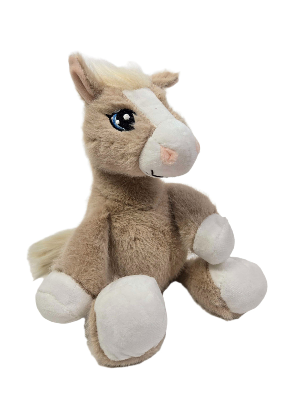 Peluche poney assis