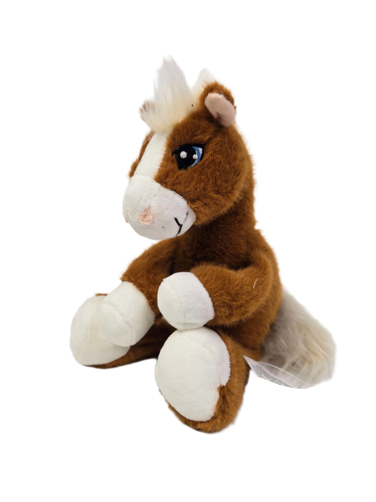 Peluche poney assis