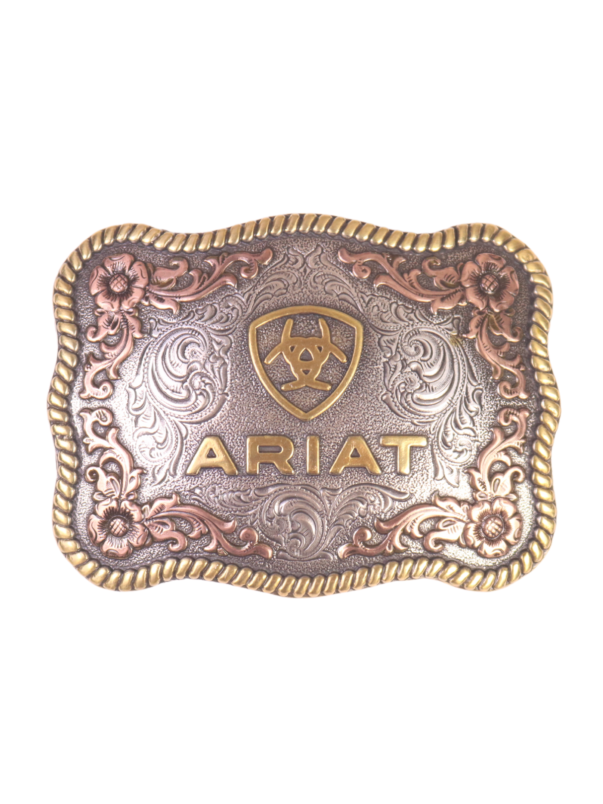 Floral Rosé Belt Buckle