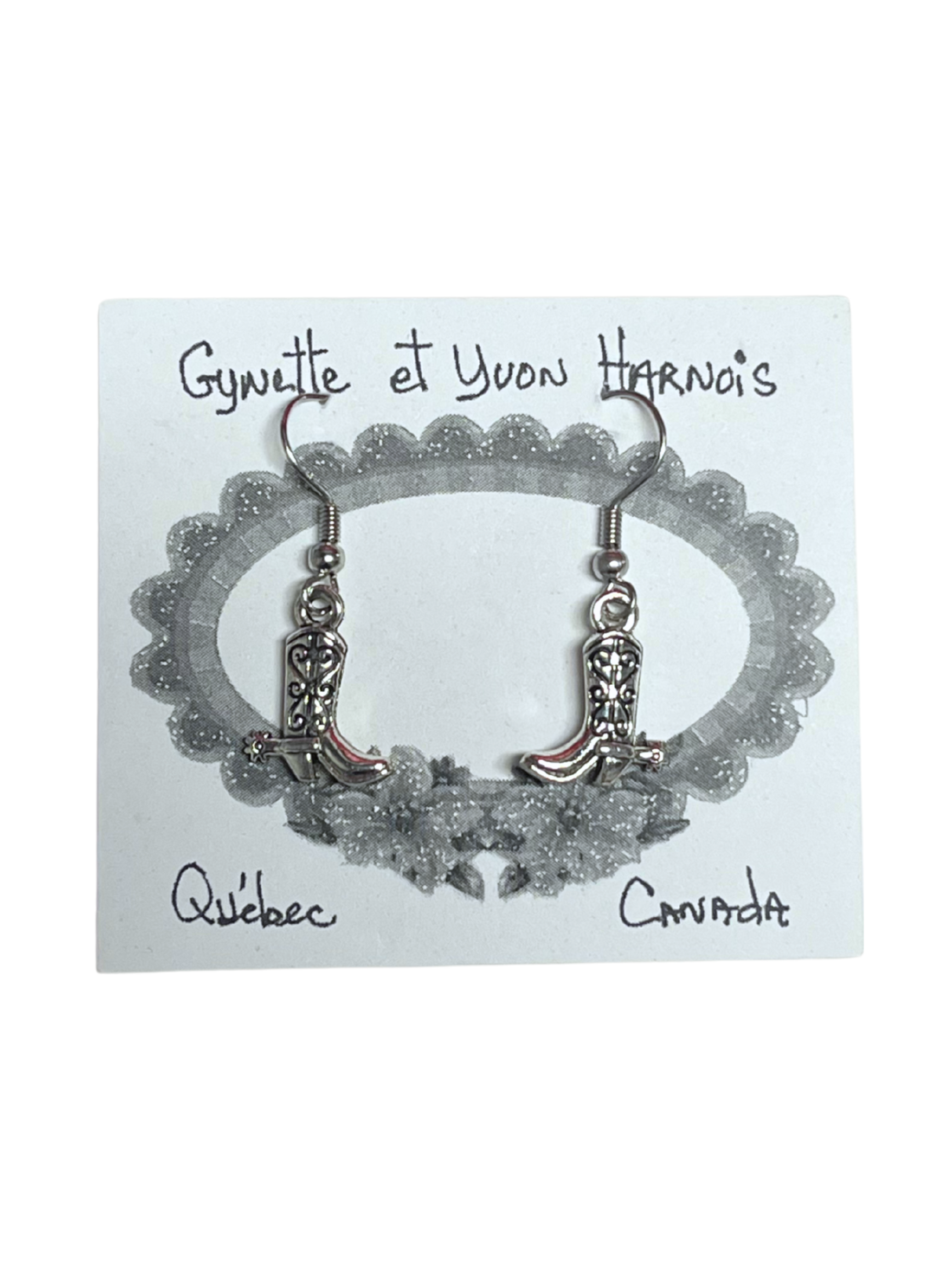 Boucles d'oreilles pendantes Cowboy boots