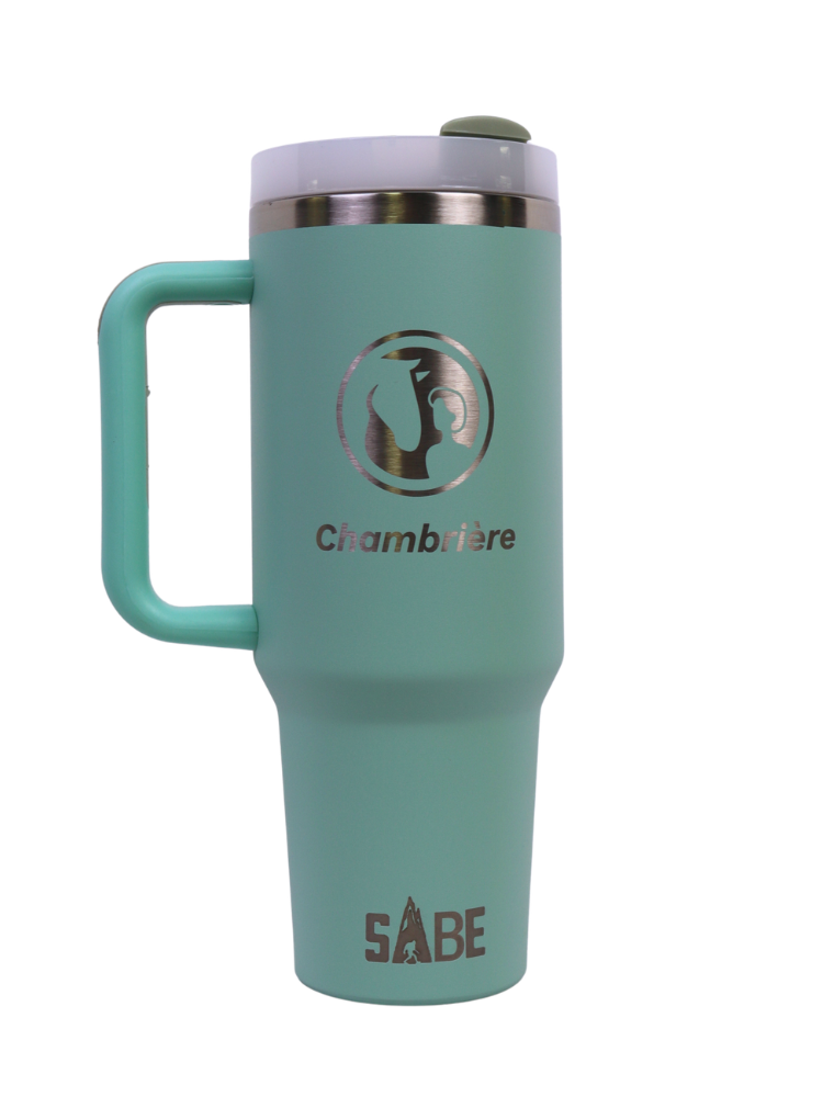 Gobelet isotherme 40 oz avec paille