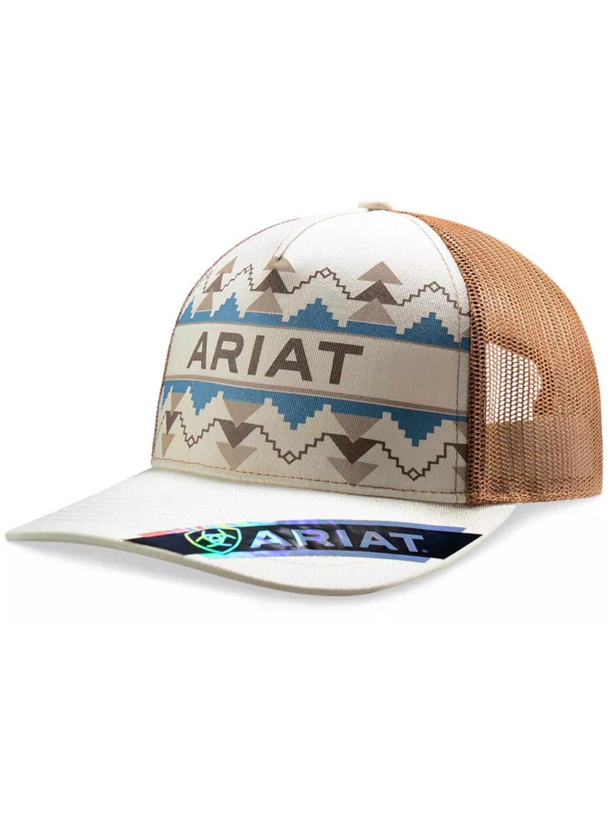 Southwest Pattern Khaki Cap - Adult