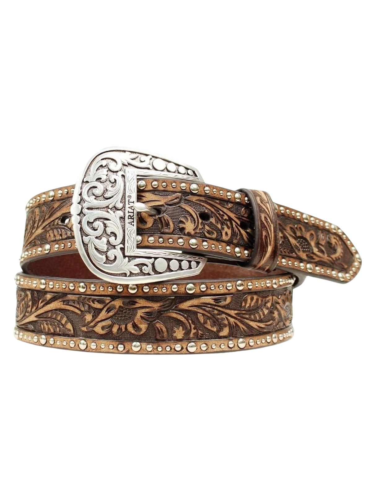 Floral Studded Belt - Women