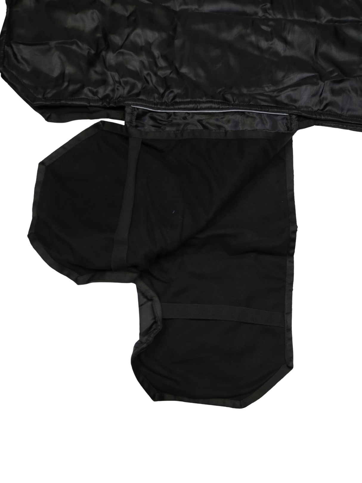 Couvre selle western noire avec doublure polaire