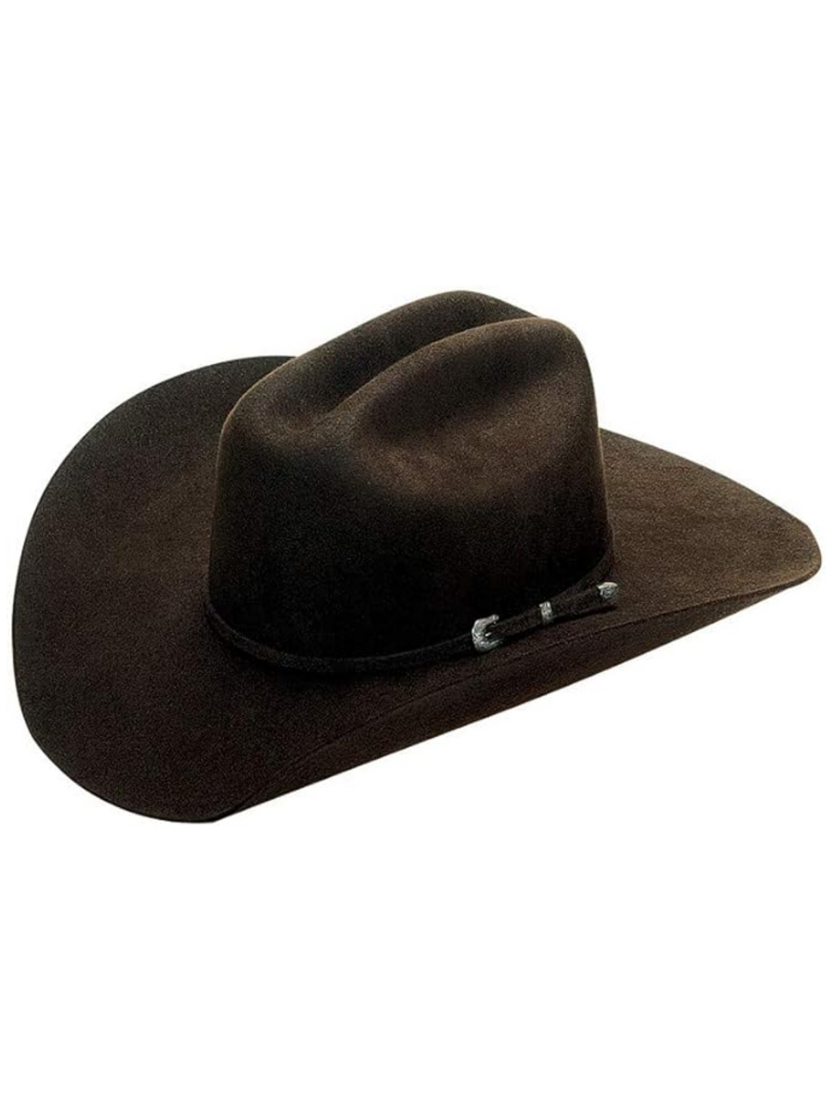 Chapeau Western Dallas en laine Chocolat - Adulte