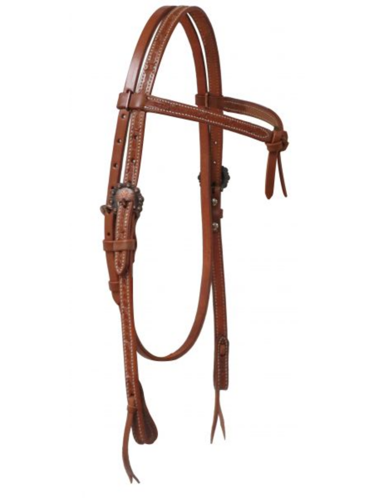 Western Futurity Bridle with Interlaced Browband