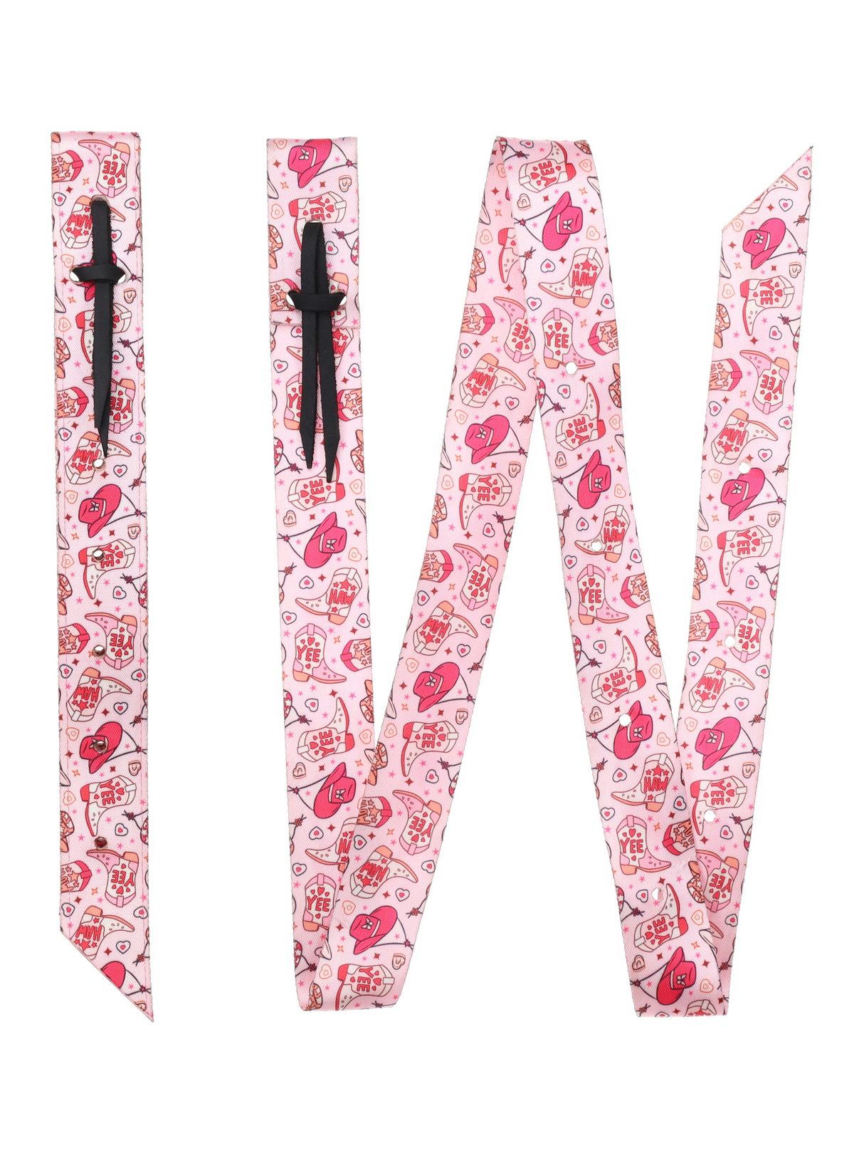 Ensemble de Sanglon et Contre-Sangle Western YeeHaw Jamboree en Nylon