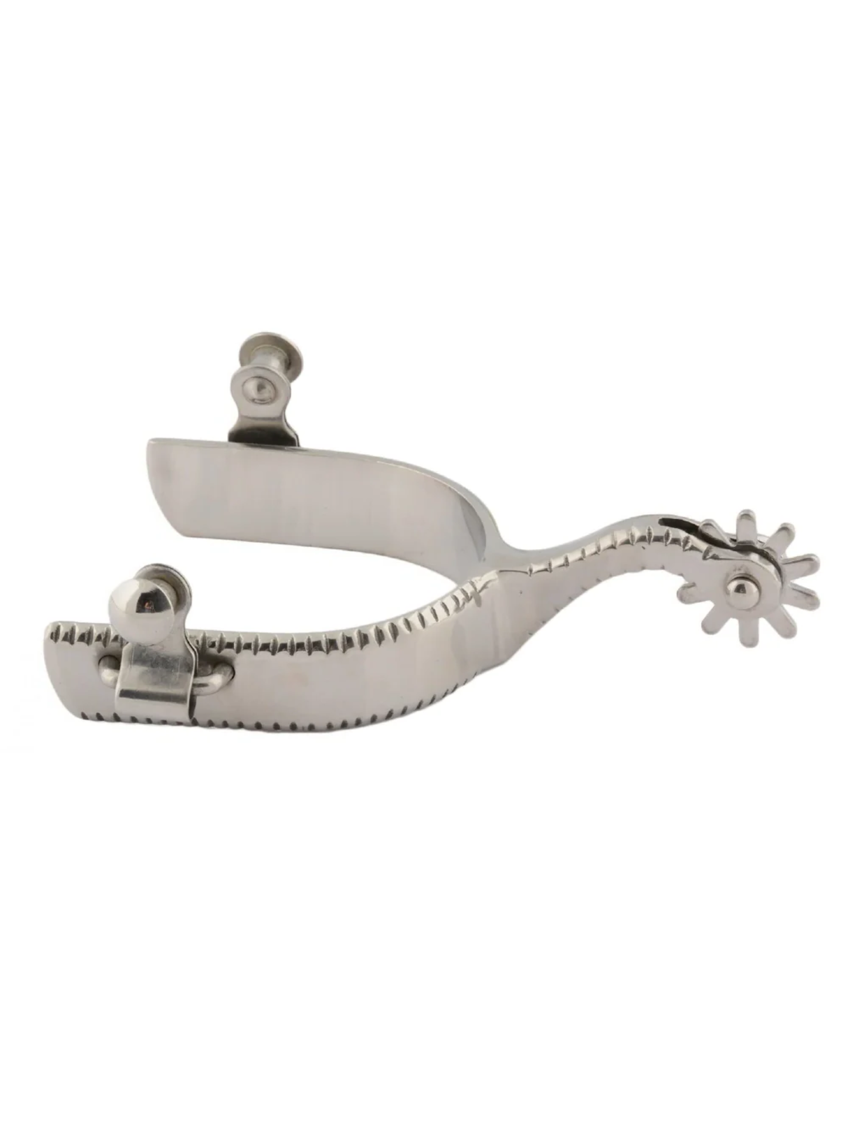 Éperons western à roulette 10 pointes 2.25" - Homme