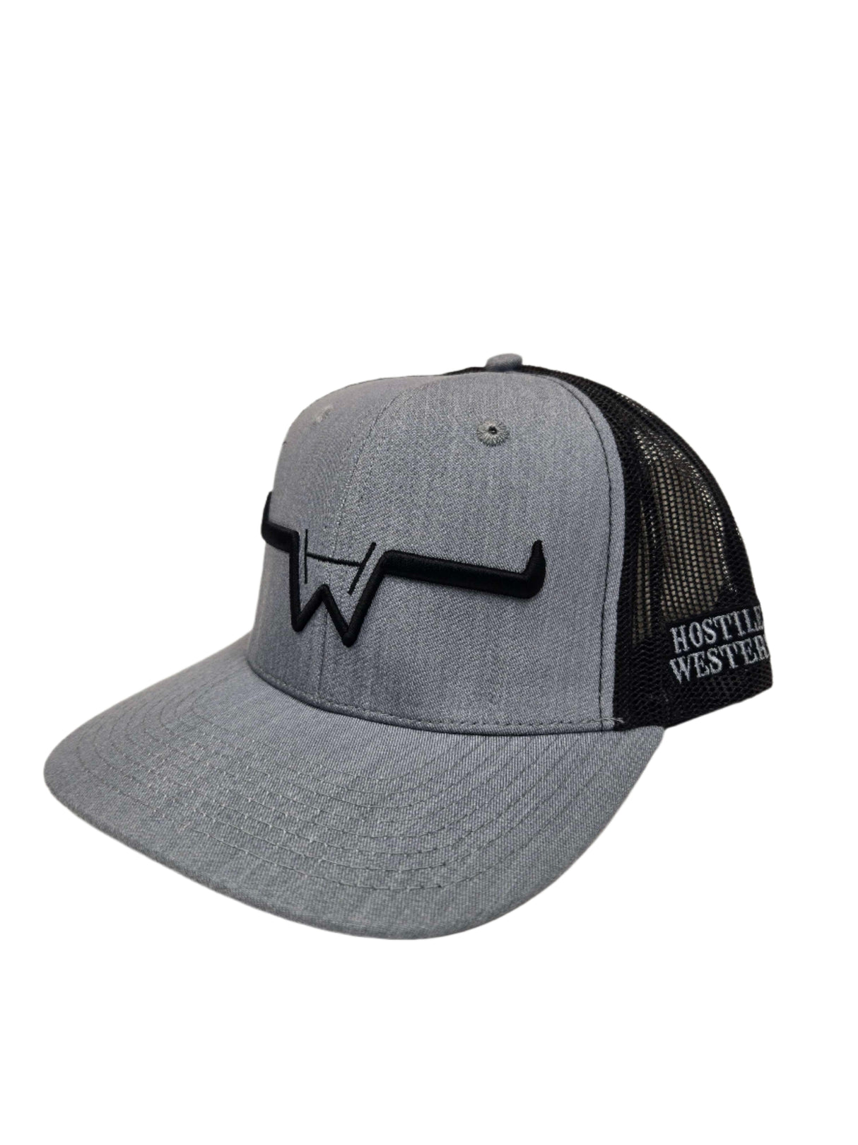 Casquette brodée grise/noire - adulte