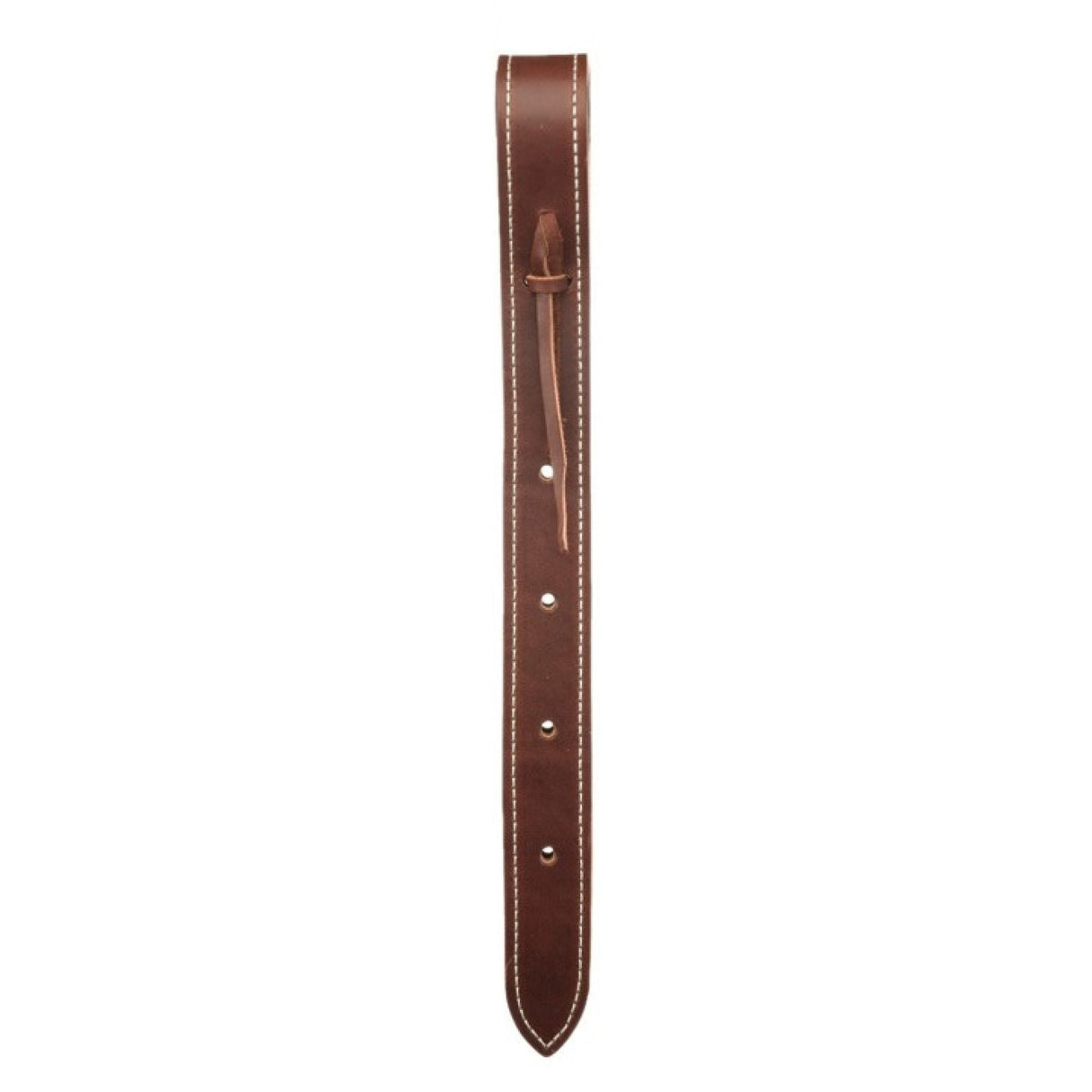 Short brown leather girth