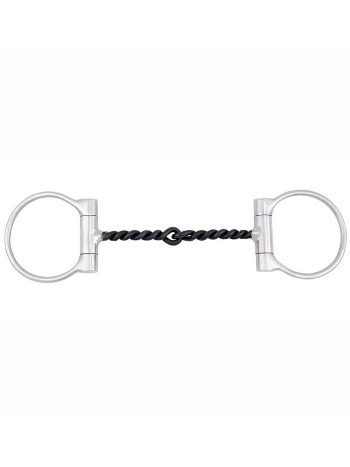 Mors Western Anneaux en D Twist (Iron Wire)