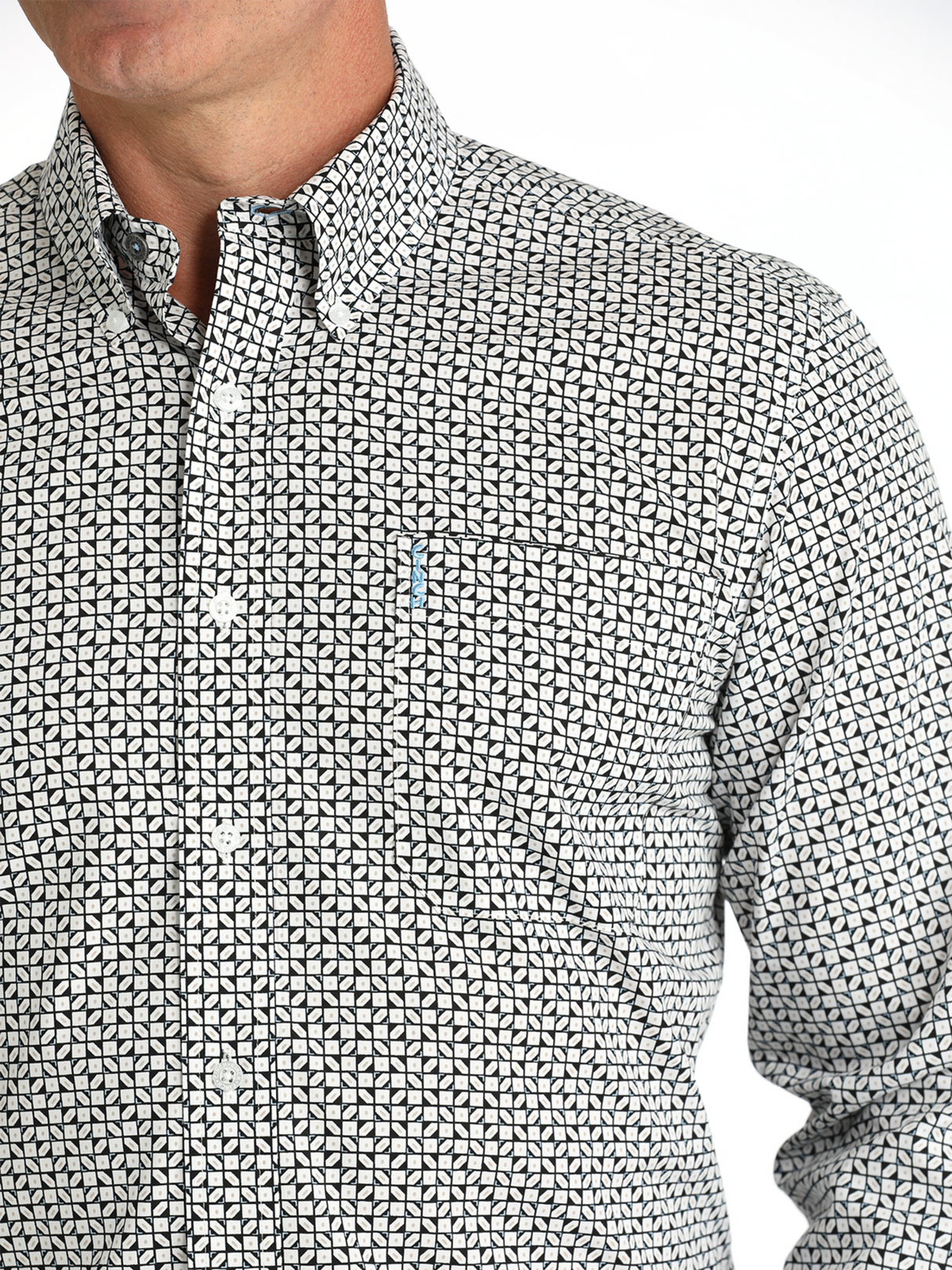 Modern Print Shirt - Men