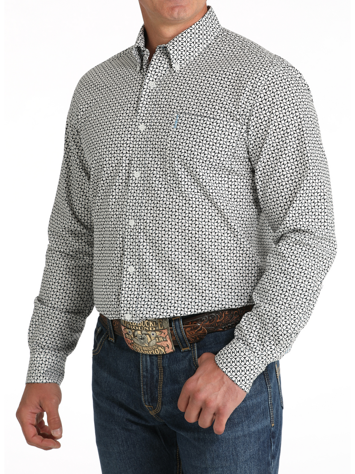 Modern Print Shirt - Men