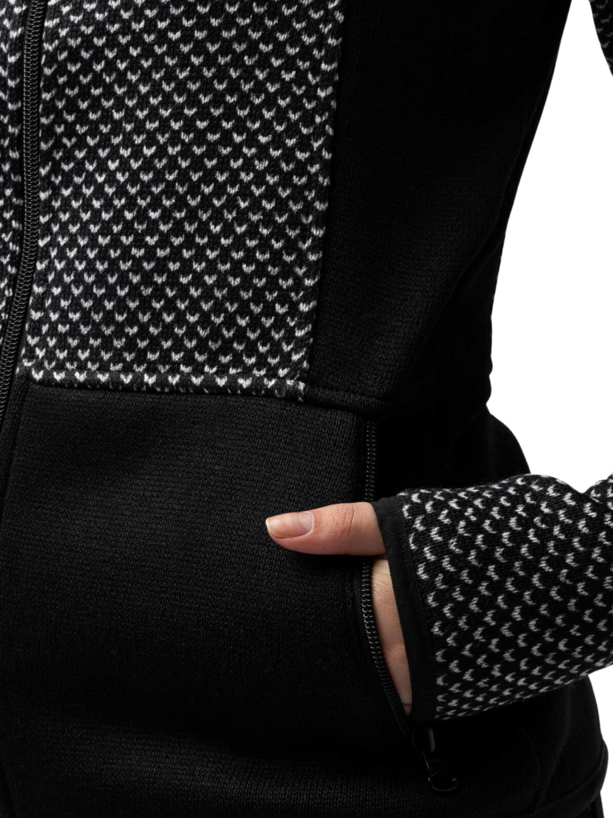 Neve Knitted Fleece Jacket - Women